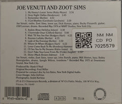 Joe Venuti, Zoot Sims - Joe Venuti and Zoot Sims (CD)