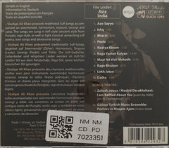 Shafqat Ali Khan - Sufi Songs from India & Pakistan (CD)