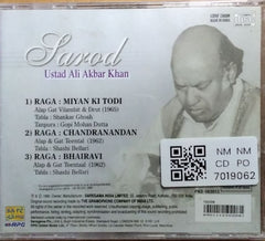 Ustad Ali Akbar Khan - Sarod (CD)