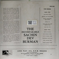 Sachin Dev Burman - The Incomparable Sachin Dev Burman (Vinyl)