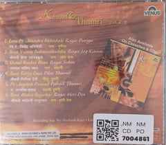 Pt. Jitendra Abhisheki, Smt. Veena Sahasrabuddhe, Ustad Rashid Khan, Smt. Girija Devi, Pt. Jagdish Prasad, Smt. Malini Rajurkar - Khayal & Thumri Vol. 2 (CD)