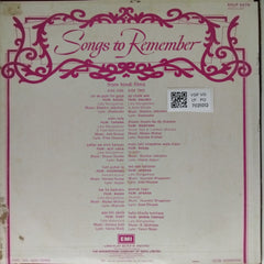 Various - Songs to Remember (Vinyl)