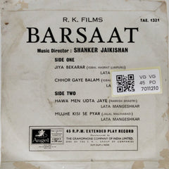 Shanker Jaikishan - Barsaat (45-RPM)