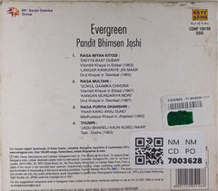 Pt. Bhimsen Joshi - Evergreen Pt. Bhimsen Joshi (CD)