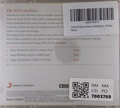 Ustad Amjad Ali Khan - Masterworks from the NCPA Archives (CD)