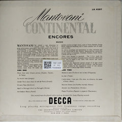 Mantovani - Continental Encores (Vinyl)