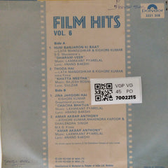 Laxmikant Pyarelal, Rajesh Roshan - Film Hits Vol. 6 (45-RPM)