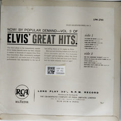 Elvis Presley - Elvis' Golden Records Volume 3 (Vinyl)