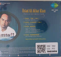 Ustad Ali Akbar Khan - Pride of Bengal (CD)