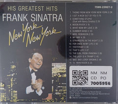 Frank Sinatra - New York New York: His Greatest Hits (CD)