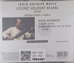 Ustad Vilayat Khan - Raga Bhankar (CD)