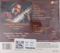 Ravi Shankar - Concert for Peace: Royal Albert Hall (CD) (2)