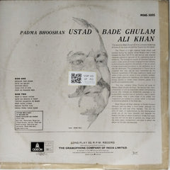 Ustad Bade Ghulam Ali Khan - Aaye Na Balam (Vinyl)