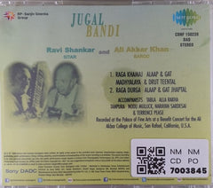 Ravi Shankar, Ali Akbar Khan - Jugal Bandi (CD)