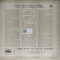 Edwin Fischer - Beethoven Sonatas: Pathétique and Appassionata (Vinyl)