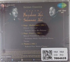 Ustad Nazakat Ali, Ustad Salamat Ali - Golden Classics (CD)