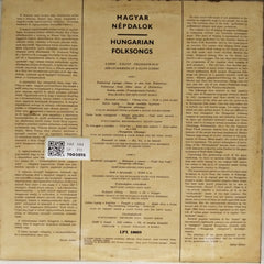 Bálint Sárosi - Hungarian Folksongs (Vinyl)