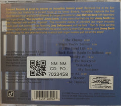 Joey DeFrancesco, Jimmy Smith - Incredible! (CD)
