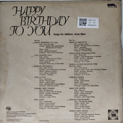 Mohd. Rafi, Asha Bhosle, Manna Dey, Geeta Dutt, Lata Mangeshkar, Hemant Kumar, Mukesh, Kishore Kumar, Sonali, Dattaram - HAPPY BIRTHDAY TO YOU (Vinyl)