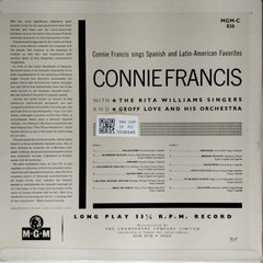 Connie Francis - Sings Spanish and Latin American Favorites (Vinyl)