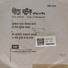 Gita Ghatak - Rabindra Sangeet (45-RPM)