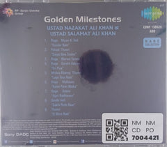 Ustad Nazakat Ali Khan, Ustad Salamat Ali Khan - Golden Milestones (CD)