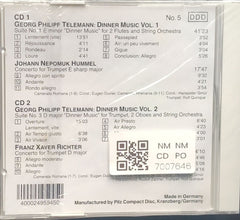 Georg Philipp Telemann, Johann Nepomuk Hummel, Franz Xaver Richter - Dinner Music Vol. 1 & 2 (CD) (2)