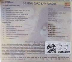 Naushad - Dil Diya Dard Liya / Aadmi (CD)