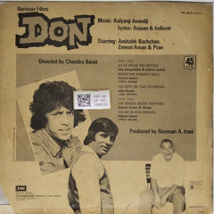 Kalyanji-Anandji - Don (Vinyl)