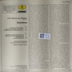 Carl Maria von Weber - Ouvertüren (Vinyl)