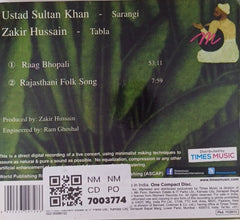 Ustad Sultan Khan, Zakir Hussain - Ustad Sultan Khan Sarangi Zakir Hussain Tabla (CD)
