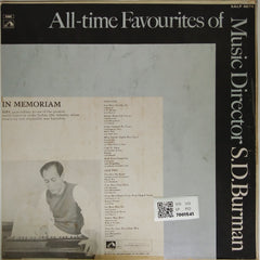 S.D. Burman - All-time Favourites of Music Director S.D. Burman - In Memoriam (Vinyl)