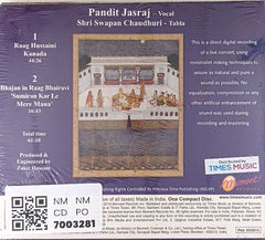 Pandit Jasraj, Shri Swapan Chaudhuri - Raga Hussaini Kanda, Bhajan in Raag Bhairavi (CD)