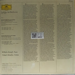 Ludwig van Beethoven, Wilhelm Kempff, Yehudi Menuhin - Violin Sonatas (Vinyl)