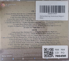 Shamshad Begum - Remembering Shamshad Begum (CD) (2)