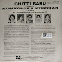 Chitti Babu - Musings of a Musician Volume II (Vinyl)