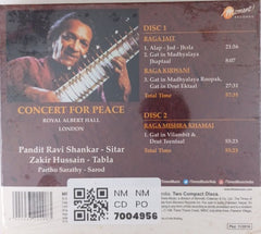 Ravi Shankar - Concert for Peace: Royal Albert Hall (CD) (2)
