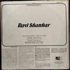 Ravi Shankar - Sitar Recital (Vinyl)