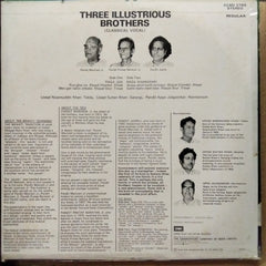 Pandit Maniram Ji, Pandit Pratap Narayan Ji*, Pandit Jasraj  - Three Illustrious Brothers (Vinyl)