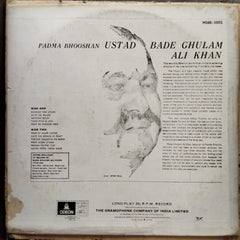 Padma Bhooshan Ustad Bade Ghulam Ali Khan - Padma Bhooshan Ustad Bade Ghulam Ali Khan (Vinyl)