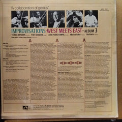 Yehudi Menuhin - Ravi Shankar - Jean-Pierre Rampal - Improvisations - West Meets East - Album 3 (Vinyl)