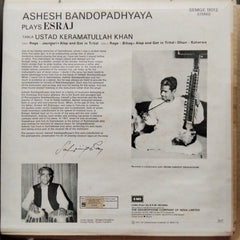 Ashesh Bandopadhyaya - Ashesh Bandopadhyaya Plays Esraj (Vinyl)