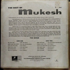 Mukesh  - The Best Of Mukesh (Vinyl)