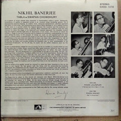 Nikhil Banerjee  - Raga Jaunpuri / Raga Mand (Vinyl)