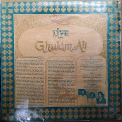Ghulam Ali  - Live In India (Urdu Ghazals) (Vinyl)