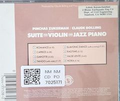 Pinchas Zukerman, Claude Bolling - Suite for Violin and Jazz Piano (CD)