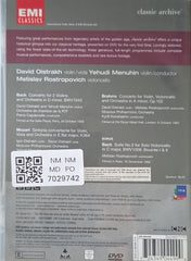 David Oistrakh, Yehudi Menuhin, Mstislav Rostropovich - Oistrakh, Menuhin, Rostropovich (Music-DVD)
