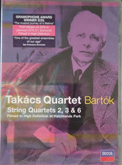 Takács Quartet - Bartók - String Quartets 2, 3 & 6 (Music-DVD)