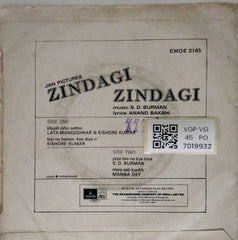 S. D. Burman - Zindagi Zindagi (45-RPM)