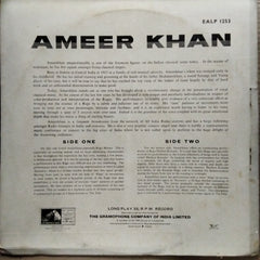 Ameer Khan* - Raga Marwa / Darbari Kanada (Vinyl)